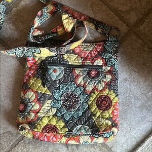 Vera Bradley Floral Quilted Crossbody Bag